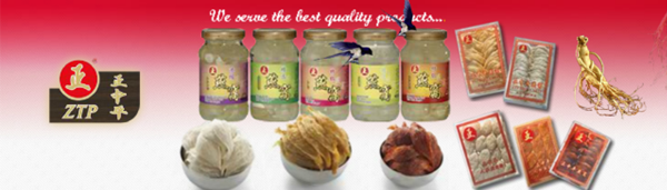 ZTP Ginseng Birdnest Pte Ltd Website Banner