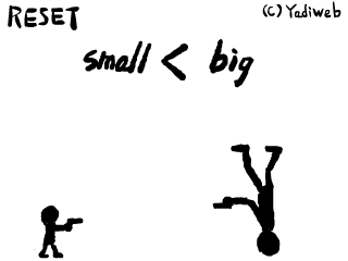 small＜big