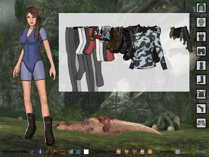 Dress Lara Croft up!