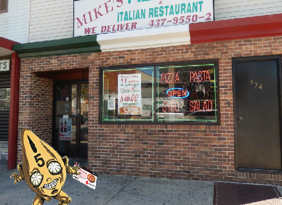 [S] Number 5: get that pizza.