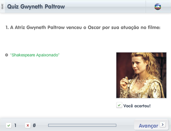 Quiz Gwyneth Paltrow