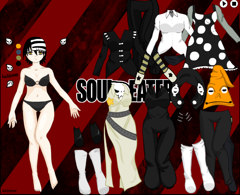 Soul Eater Dress Up Game