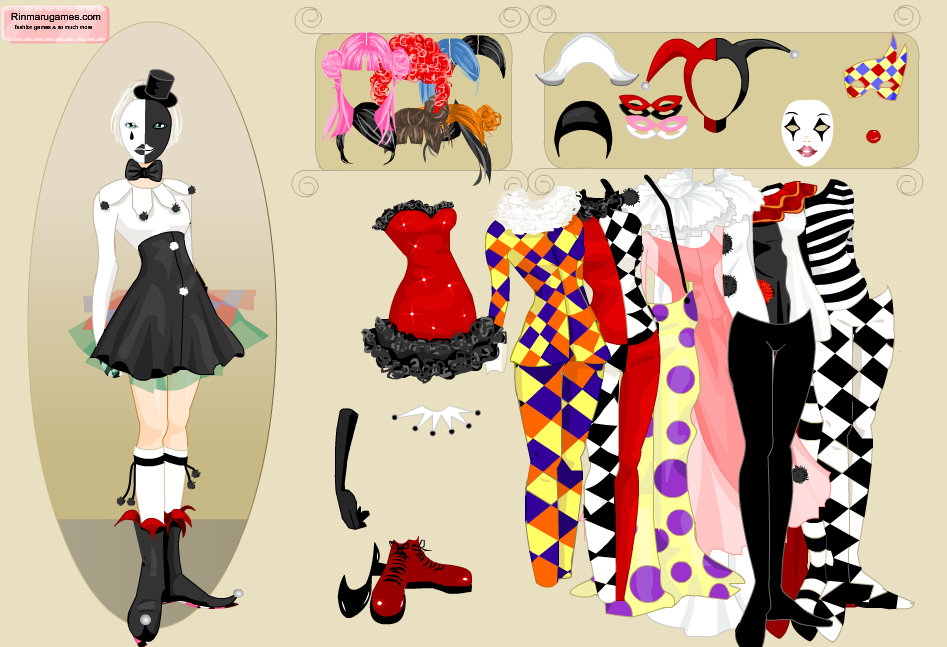 Circus Fashion Dress Up Game