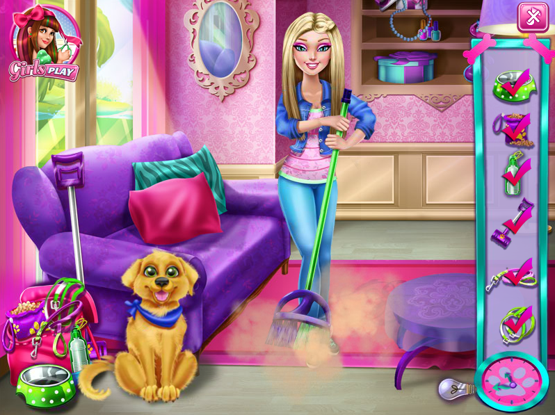 Barbie Puppy Potty Training