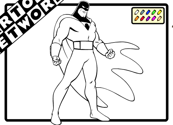 Cartoon Network Coloring: Space Ghost