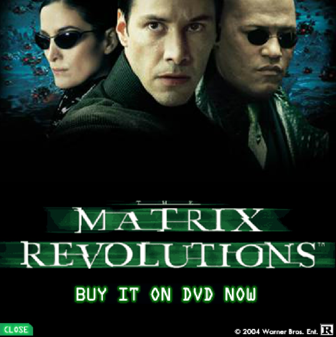 The Matrix Revolutions: Buy It On DVD Now Banner Ad