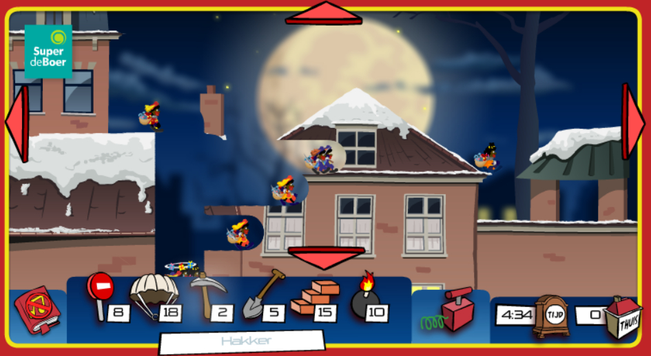 Santa Black Petes Lemmings