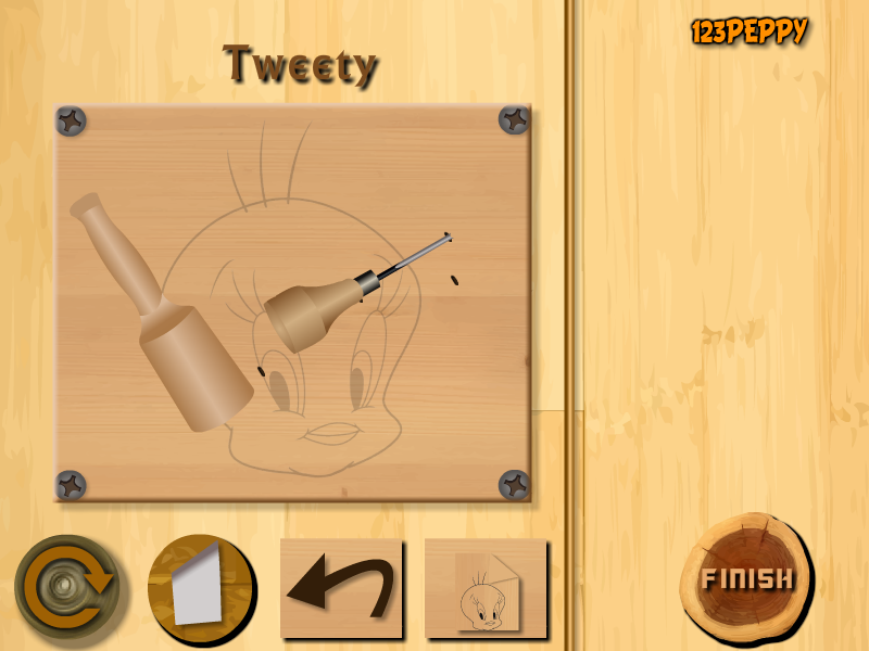 Wood Carving Tweety
