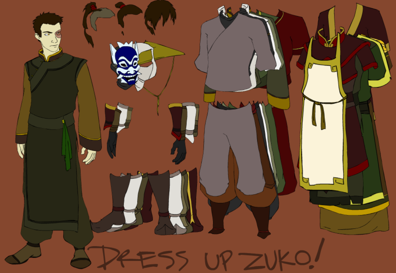 Dress up Zuko!