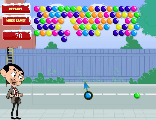 Mr Bean Bubble Shooter