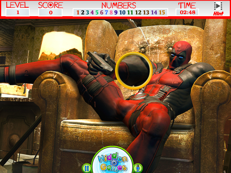 Deadpool - Hidden Numbers