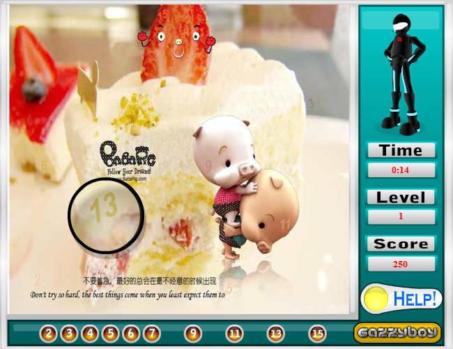 Gazzyboy Baba Pig Hidden Numbers