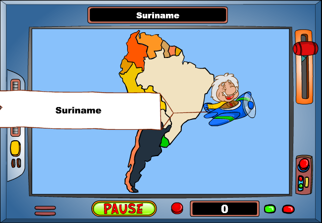 Geography Game: South America