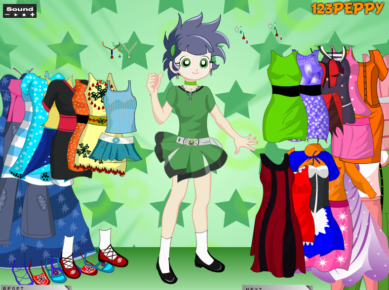 Buttercup Powerpuff Girl Dress Up