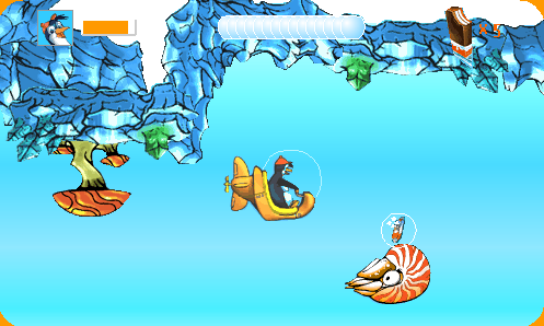 Kinder Pingui Submarine Game