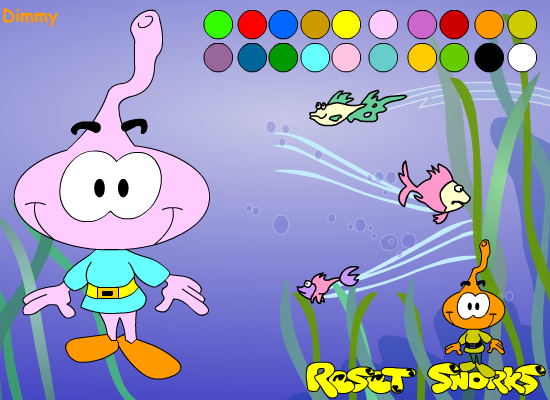 Snorks Coloring Book