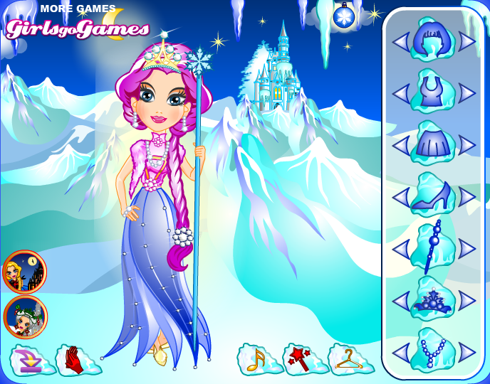 Snow Queen Dress up