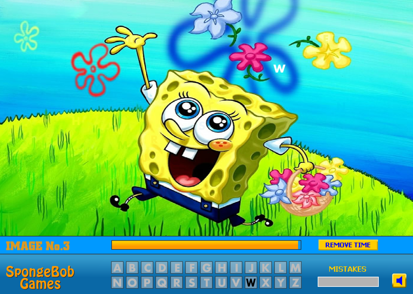 SpongeBob Hidden Letters