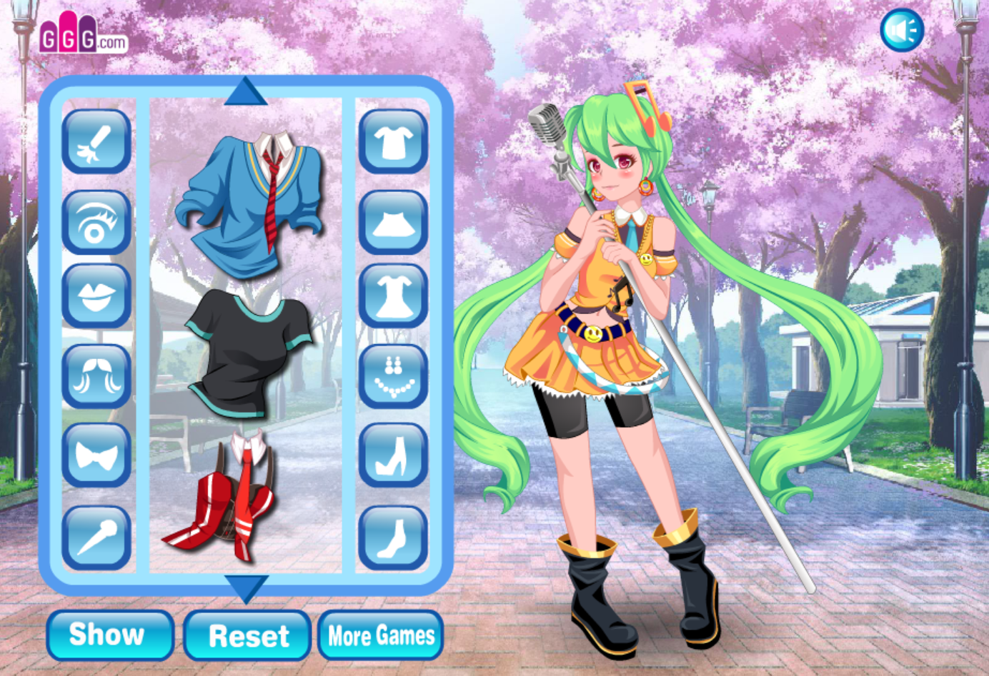 Hatsune Miku Dressup