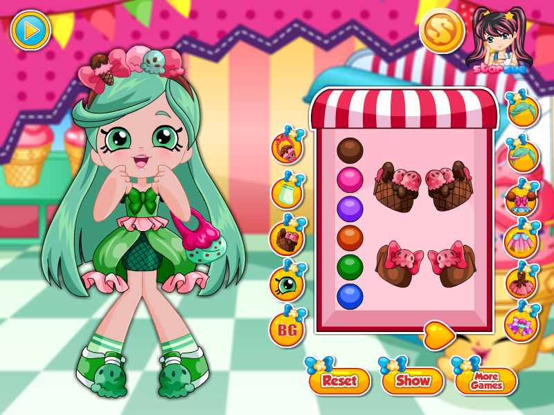 Shopkins Shoppies Peppa-Mint Dress Up