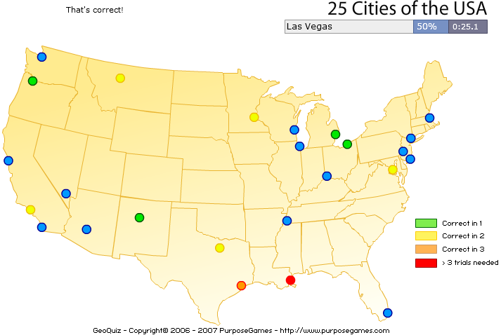 25 Cities of the USA