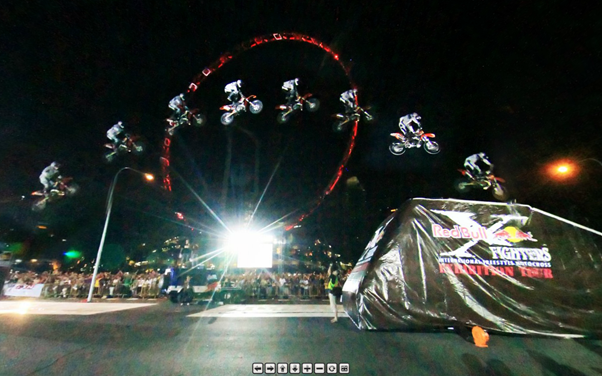 Redbull XFighters Singapore Exhibition Tour 2009: Jump (360 Pano)