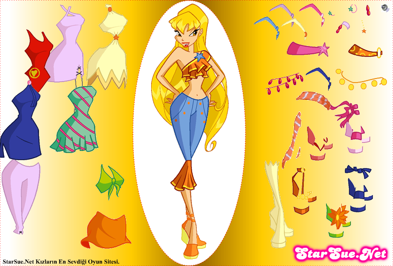 Winx Stella Dressup 2