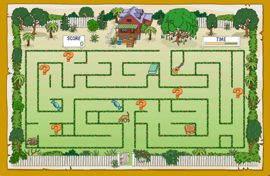 Stump the Dump Maze Game