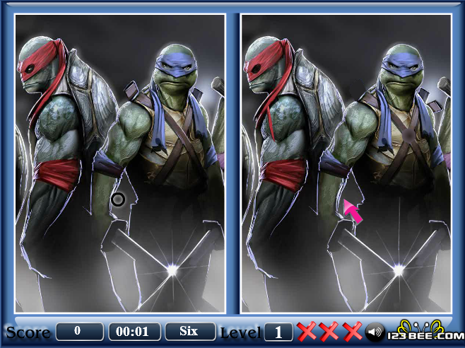 TMNT - Spot the Difference