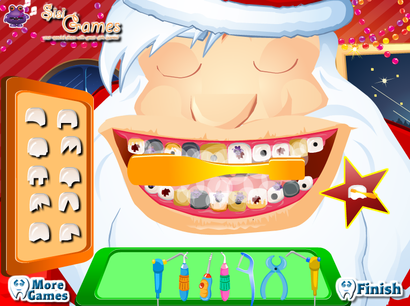 Santa Claus at the Dentist
