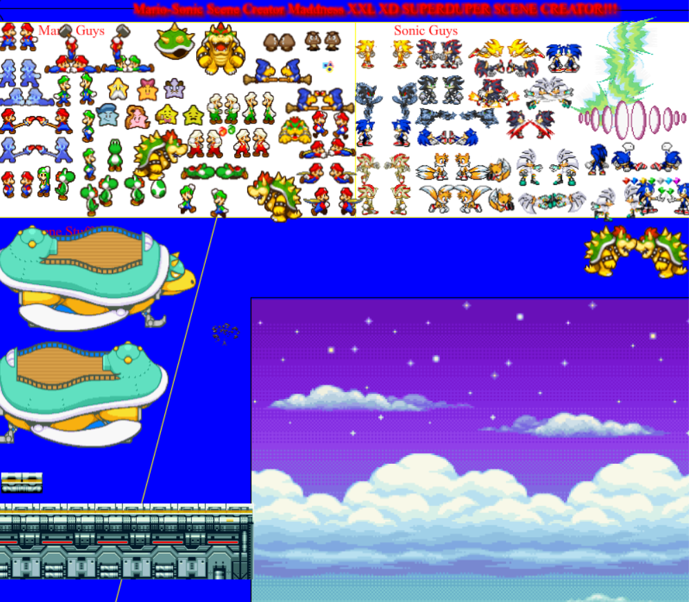 Sonic-Mario Scene Creator