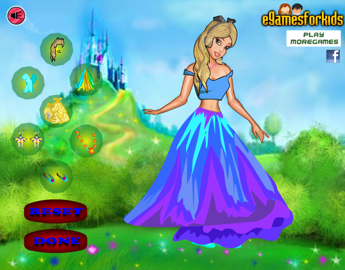 Belle Princess Dress Up Game