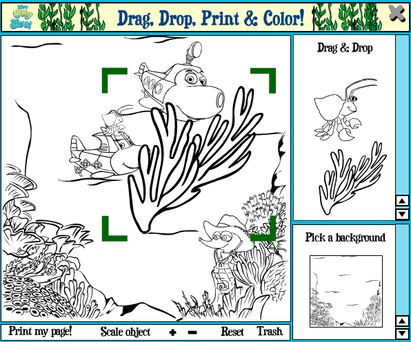 Drag, Drop, Print, & Color!