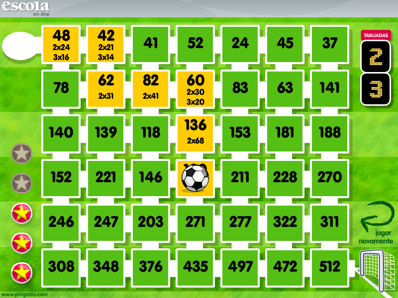 Labirinto da tabuada