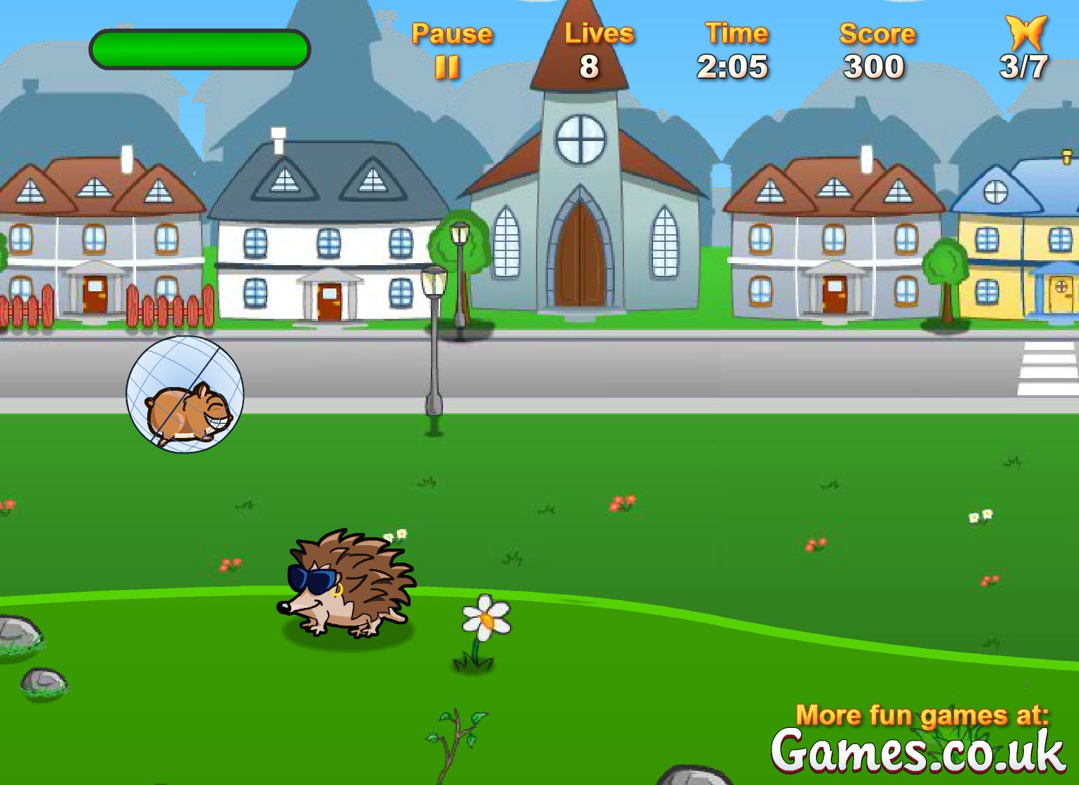 Downhill Hamsterball