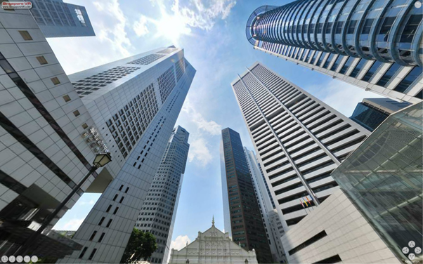 Raffles Place Virtual Reality Image