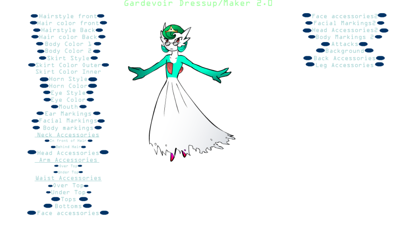 Gardevoir Dressup 2.0