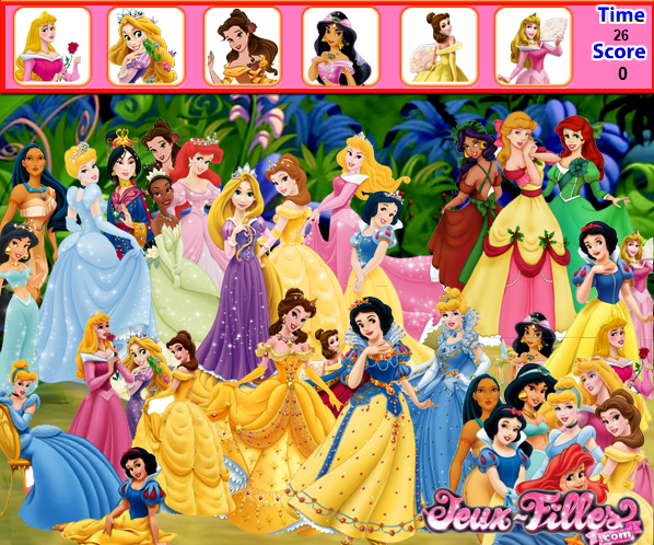 Disney Princess Hidden Objects