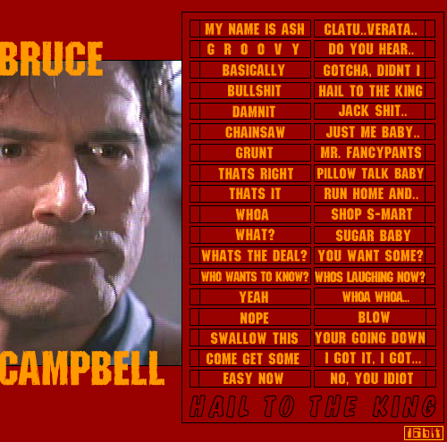 Bruce Campbell Soundboard