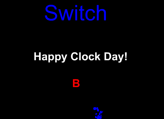 Happy Clock Day!