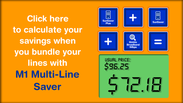 MobileOne Ltd 2009 Multi-Line Saver Banner Ad