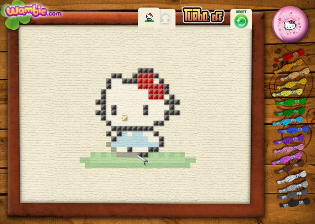 Hello Kitty Cross-Stitch