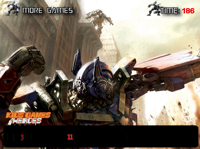 Transformers - Hidden Numbers