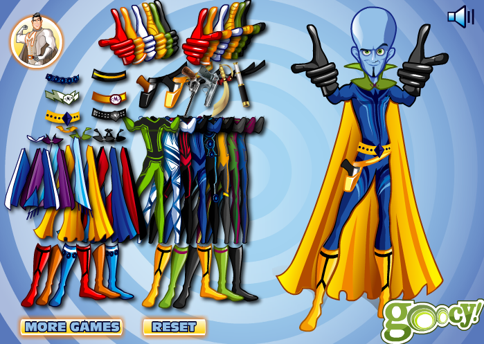 Megamind Dress Up