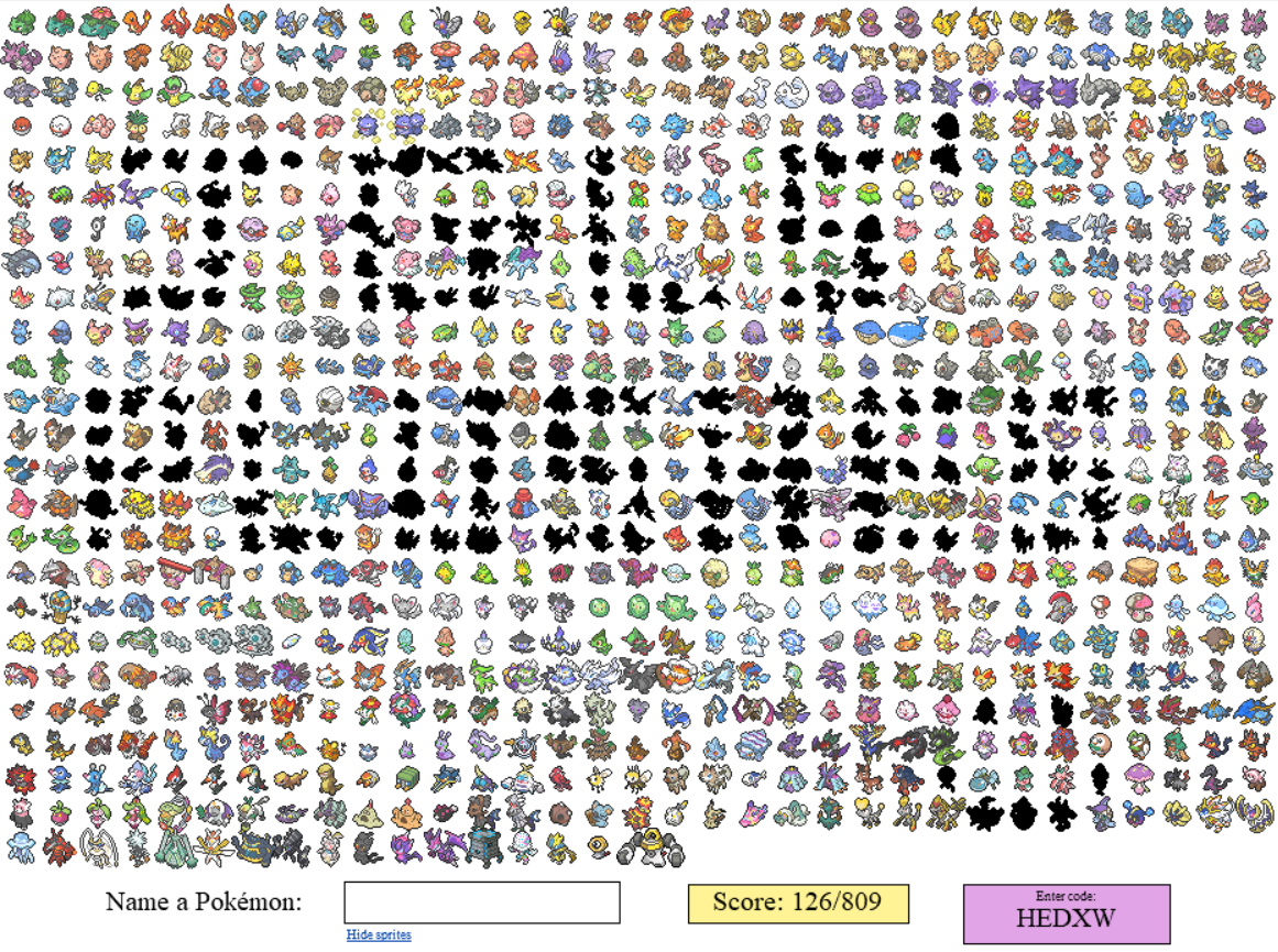 ALL 809 POKEMON! (FLASH QUIZ)