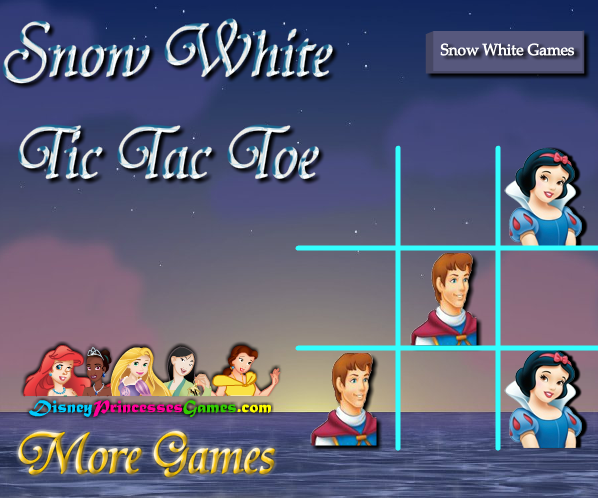 Snow White Tic Tac Toe