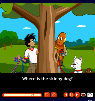 Five Dogs - Adjectives and Prepositions