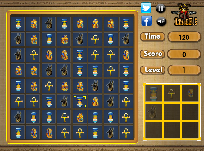 Egyptian Tiles Match