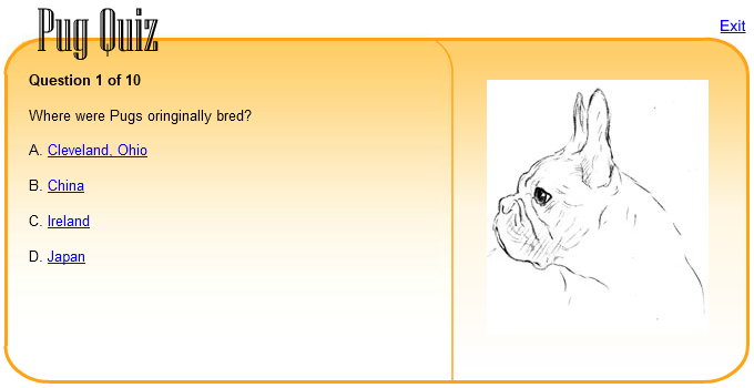 Pug Quiz