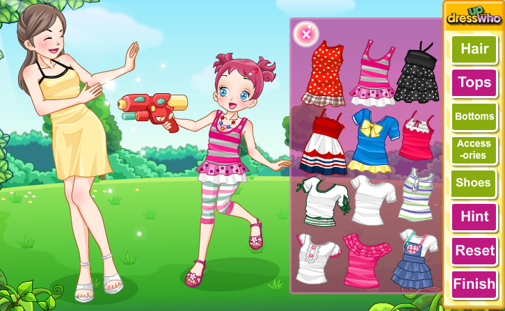 Playground Girl Dress Up Game